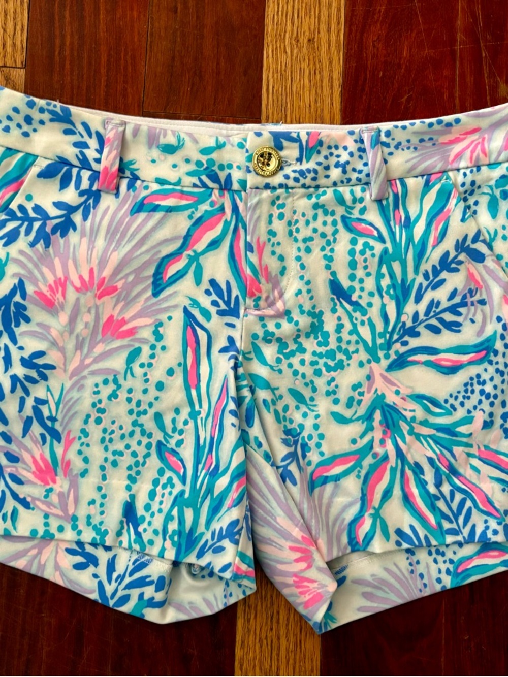 Women’s Lilly Pulitzer Floral Print Shorts Size 2